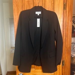 NWT The Drop black “oversized” blazer, size Medium